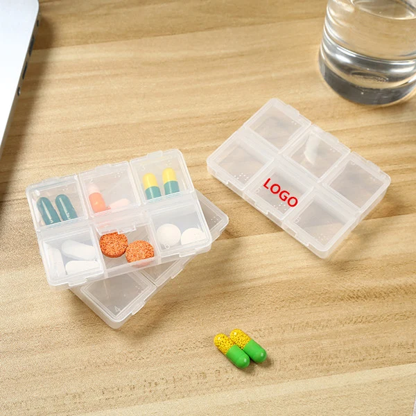 6-compartment pillbox 1