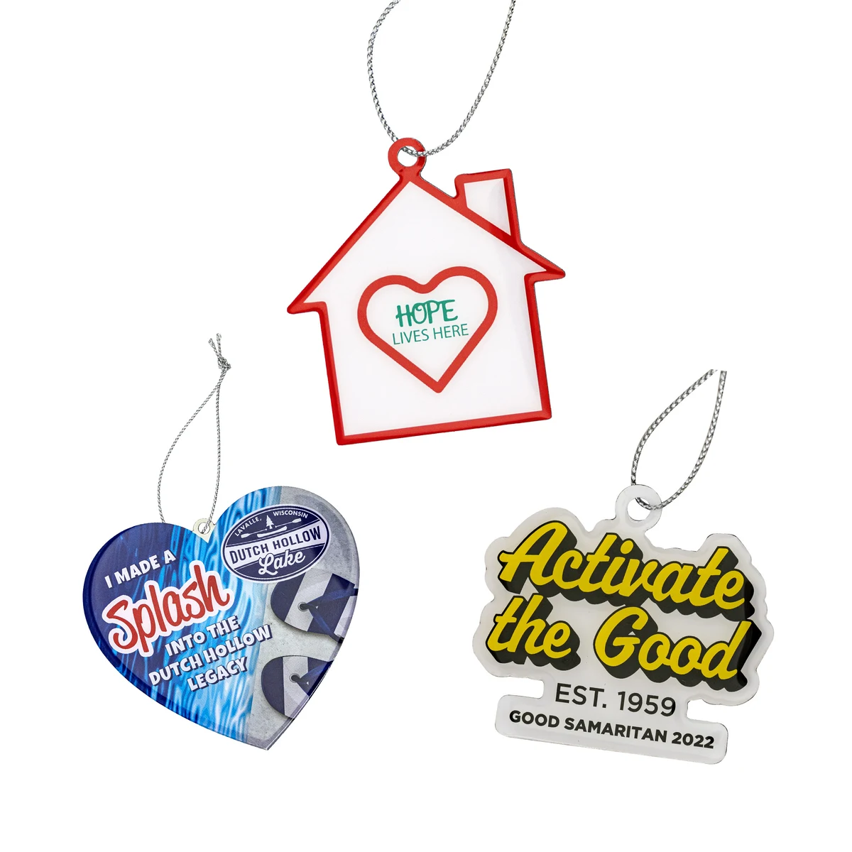 Custom Litho Holiday Ornament (3") 1