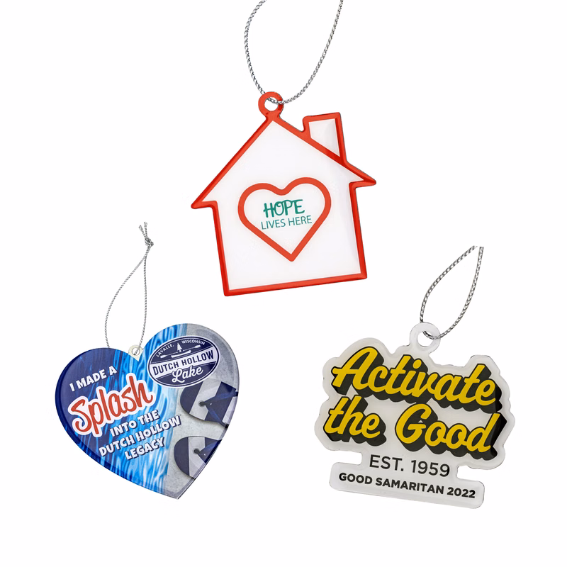Custom Litho Holiday Ornament (3")