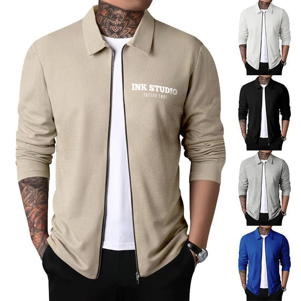 Men's Full-Zip Waffle Jacket 1