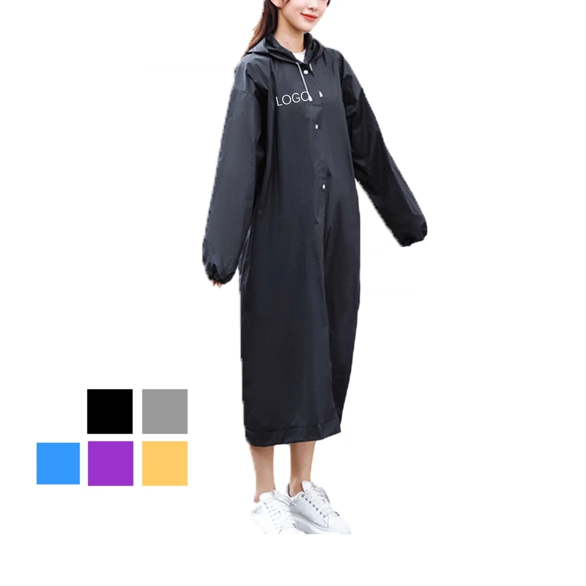 EVA Adult Rain Poncho Coats 1