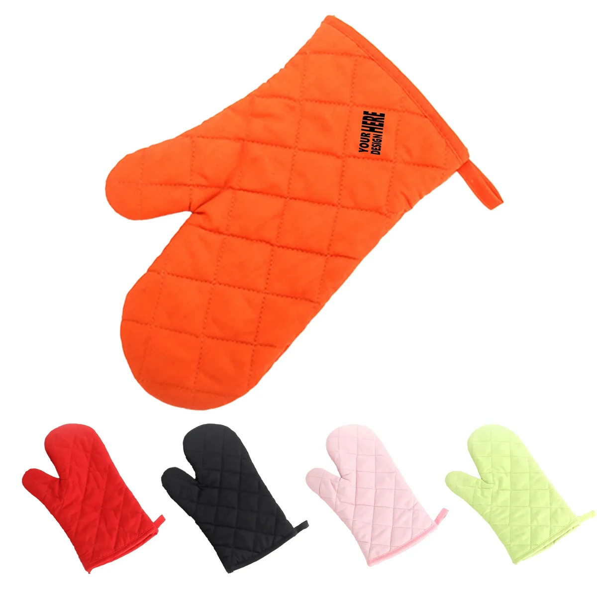 Single Heat Resistant Non-Slip Oven Mitt 1