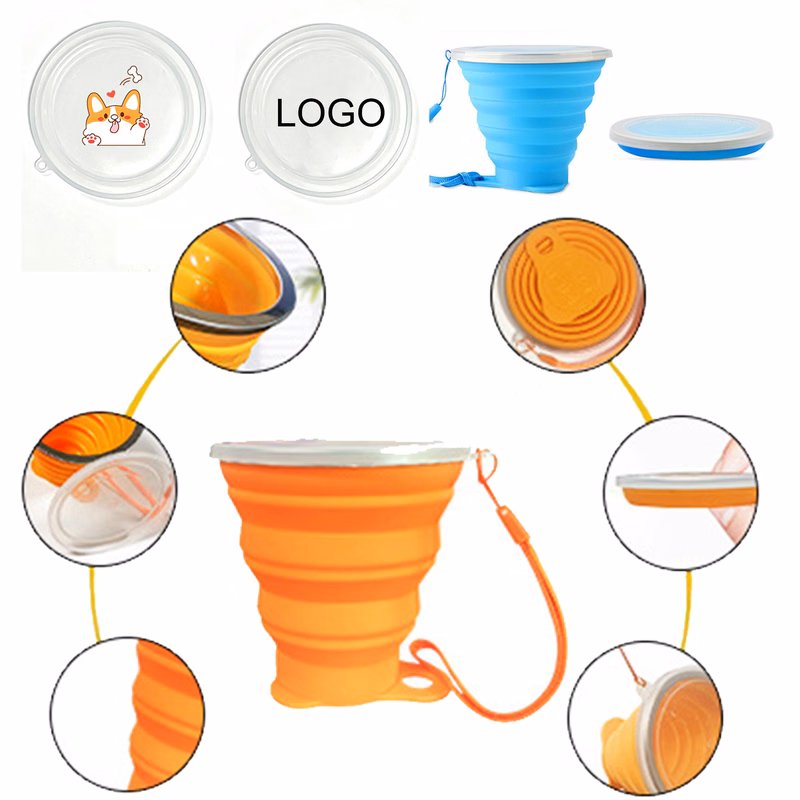 11OZ Outdoor Foldable SiliconeCup