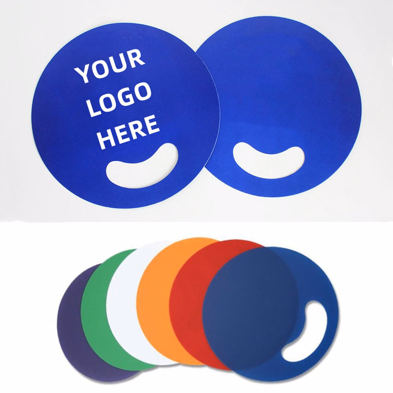 Round Custom Hand Fan 7.09"D