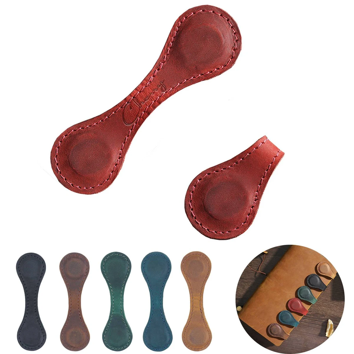 Double-sided magnetic bookmark clip 1