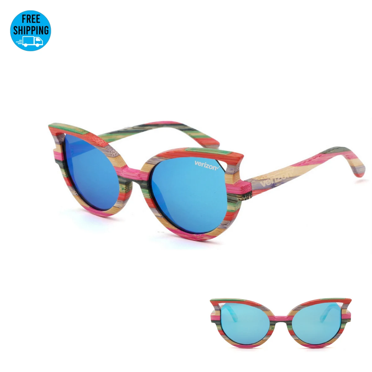 Luxury Bamboo Polarized Sunglasses 1