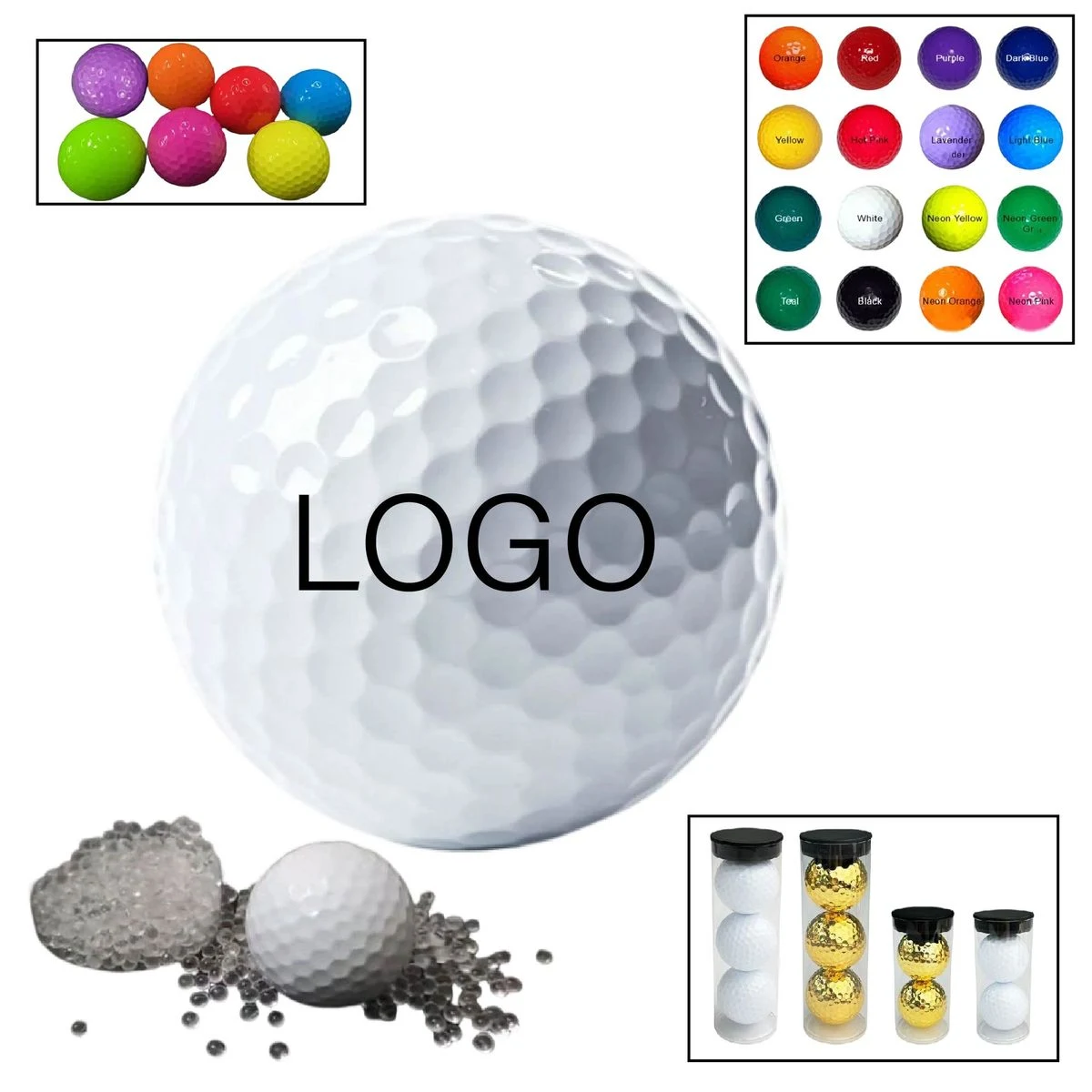 Durable Double-Layer Training Golf Ball 1