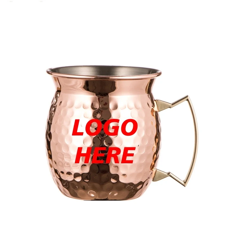 Custom 18 oz Stainless Steel Moscow Mule Mug 1