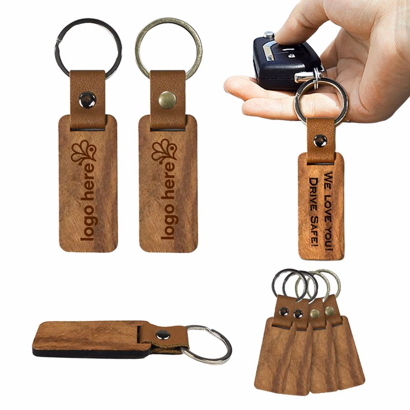 Premium Wooden Keychain
