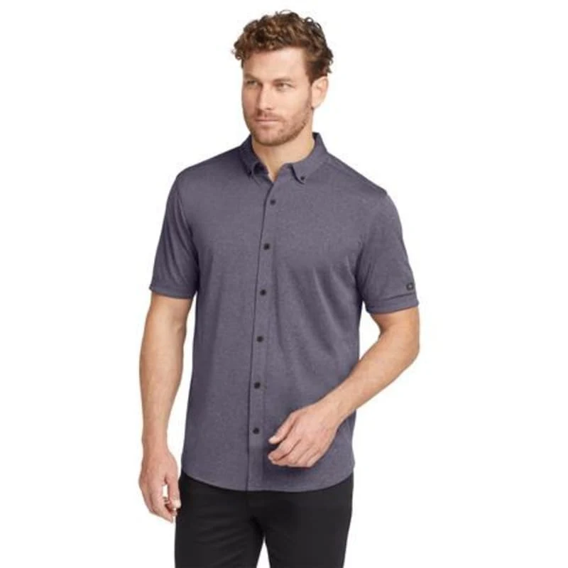 OGIO Gravitate Full-Button Polo. 1