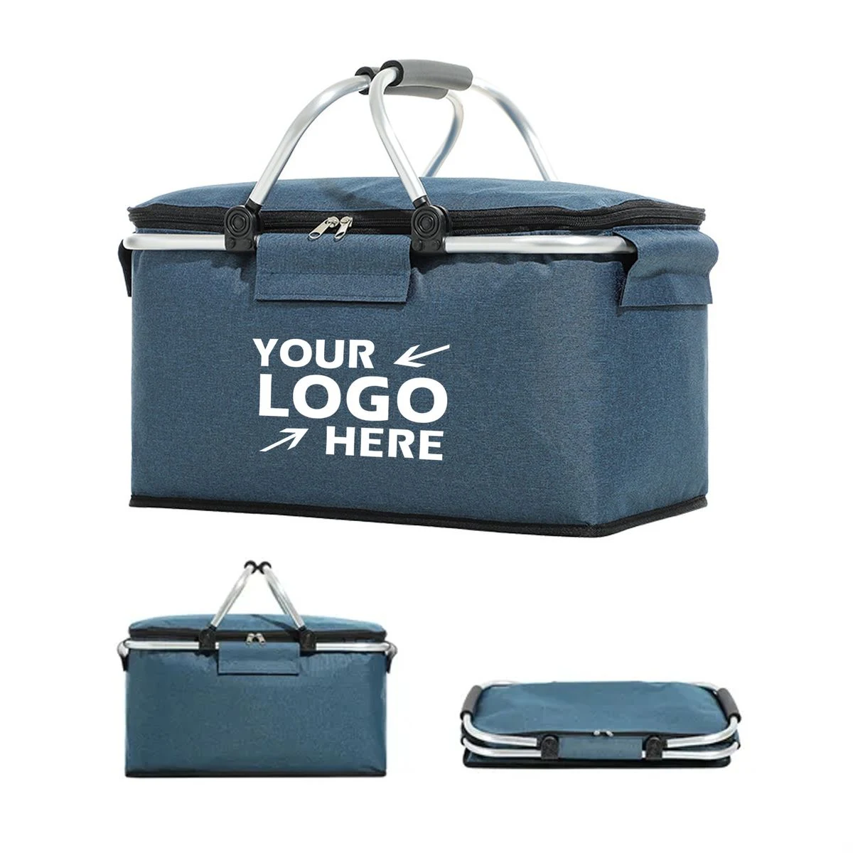 Collapsible Versatile Insulated Cooler Bag Picnic Basket 1