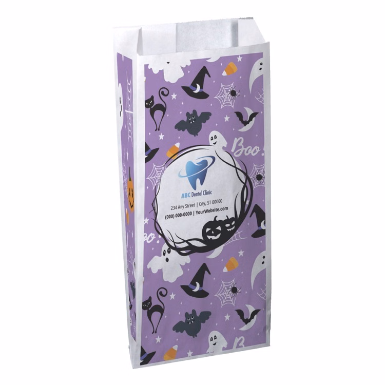 Halloween Scatter Design 1 Merchant Paper Bags (5" x 10" x 2")