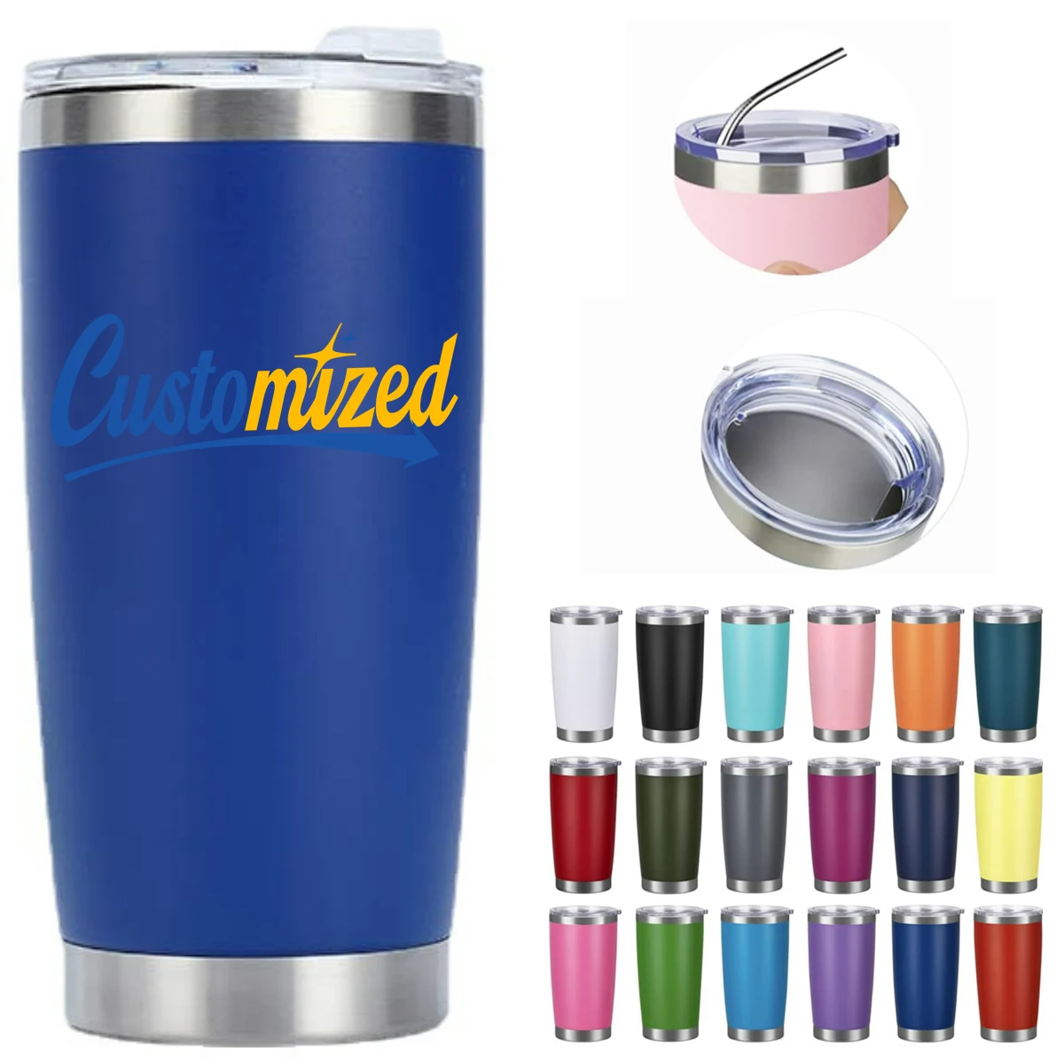 20oz Stainless Steel Car Tumbler 1