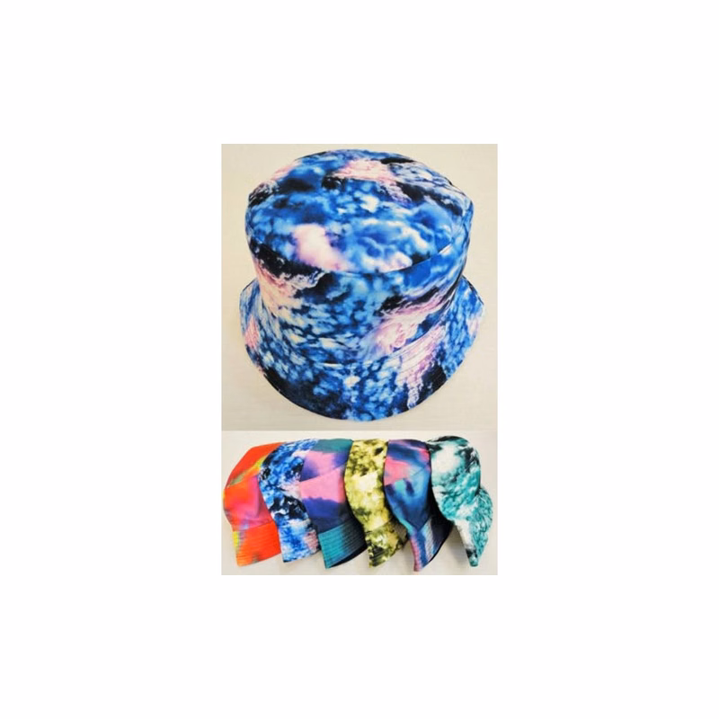 Tie-Dye Bucket Hats - Assorted
