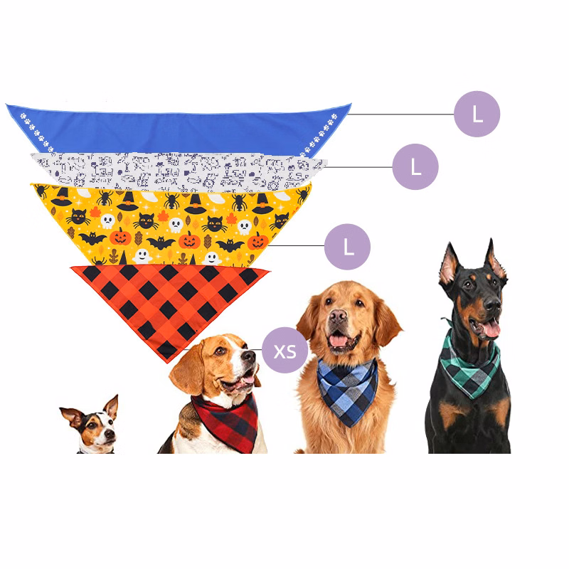 Triangular Pet Saliva Towel
