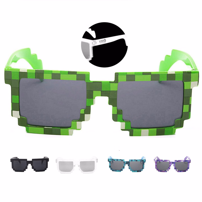 Pixel Shape Funny Square Sunglasses