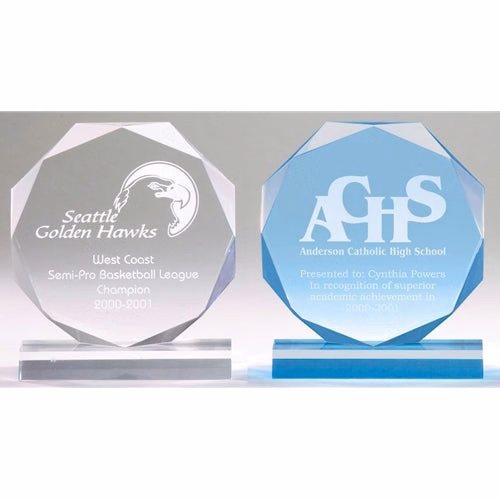 Octagon Acrylic Award