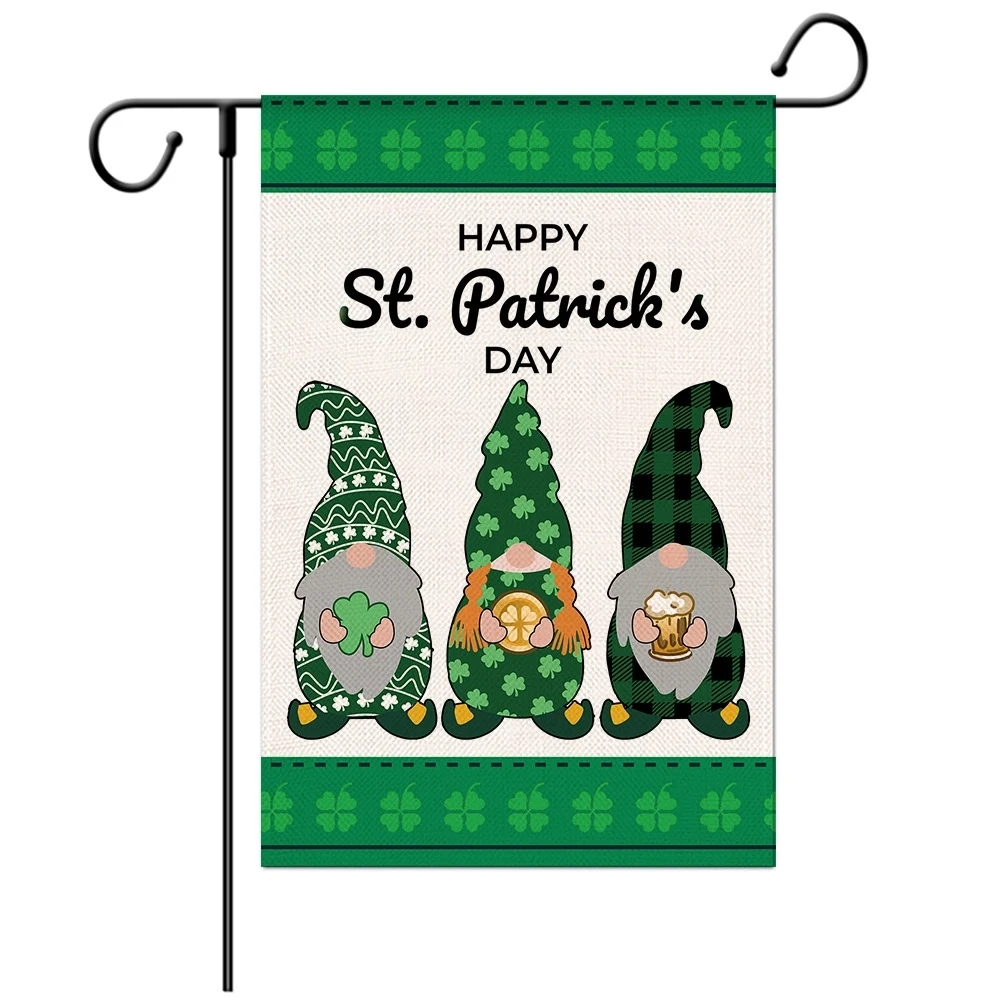 Happy St Patricks Day House Garden Flags 1