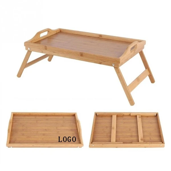 Portable Bamboo Wood Bed Tray Laptop Desk 1