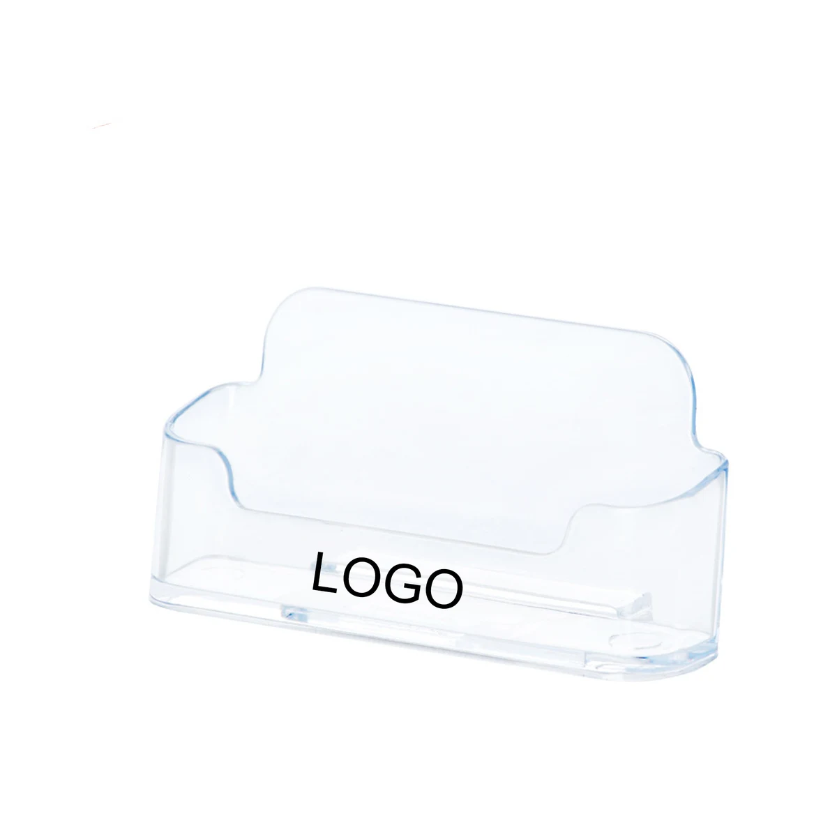 Transparent Plastic Business Card Holder 1
