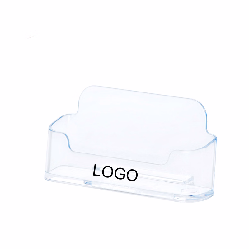 Transparent Plastic Business Card Holder