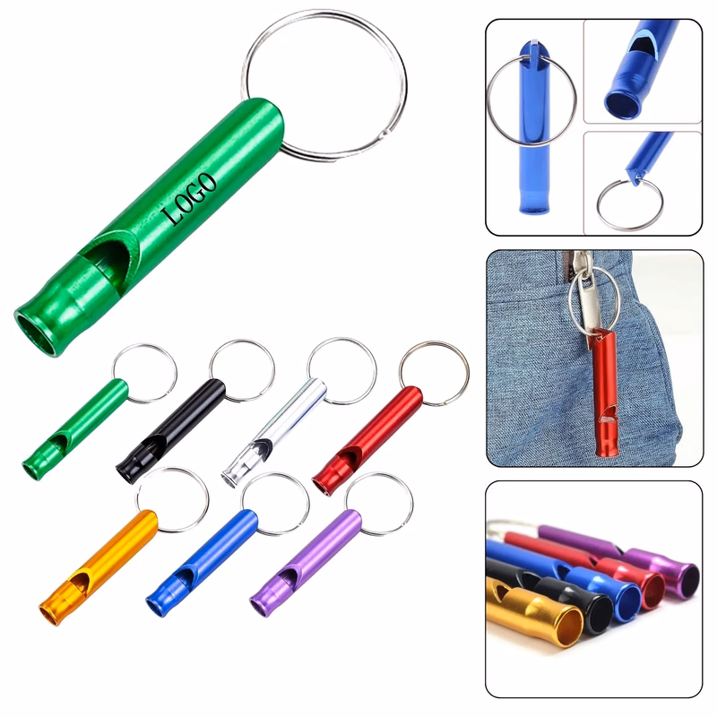 Survival Emergency Whistle Key Tool