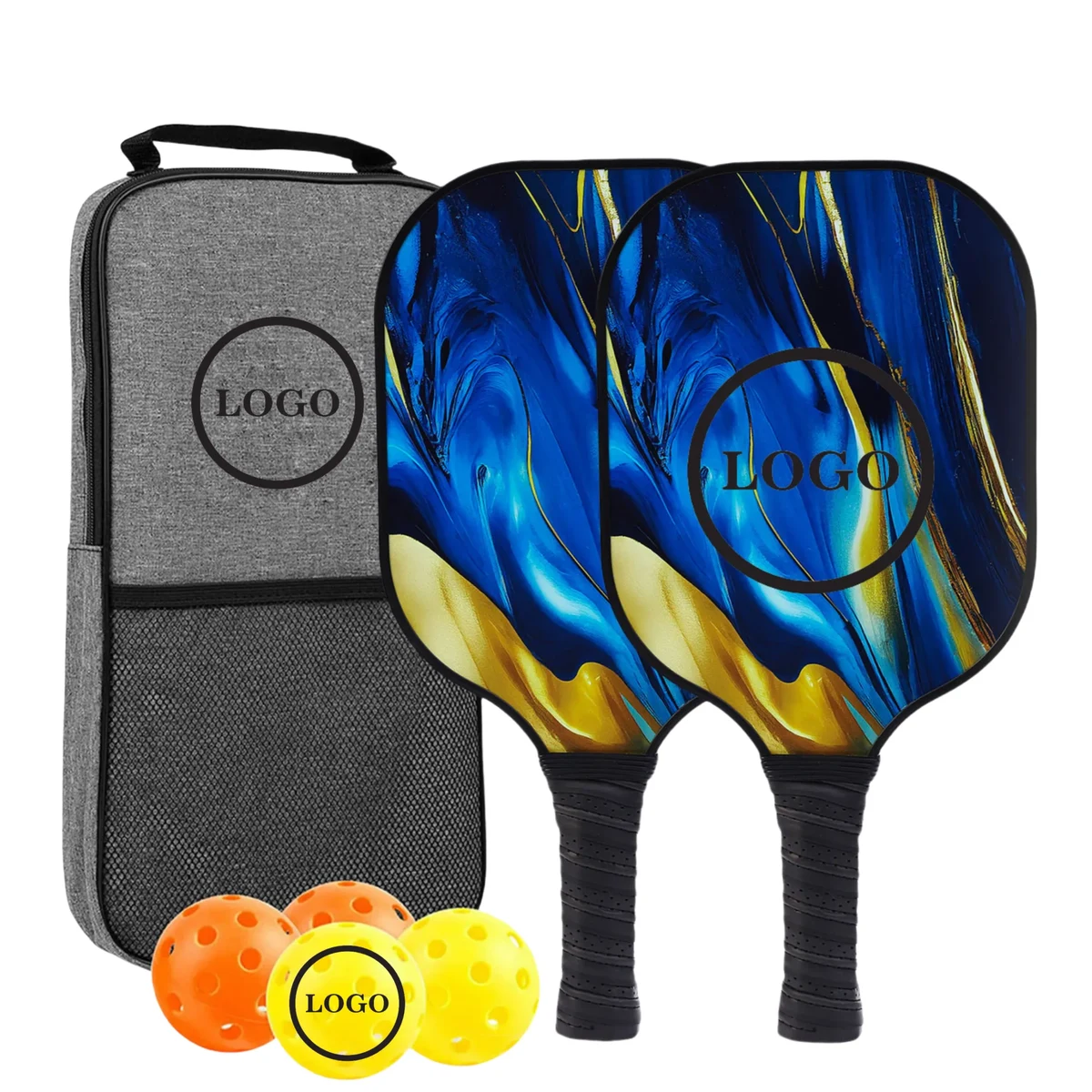 Carbon Fiber Pickleball Paddle Set 1