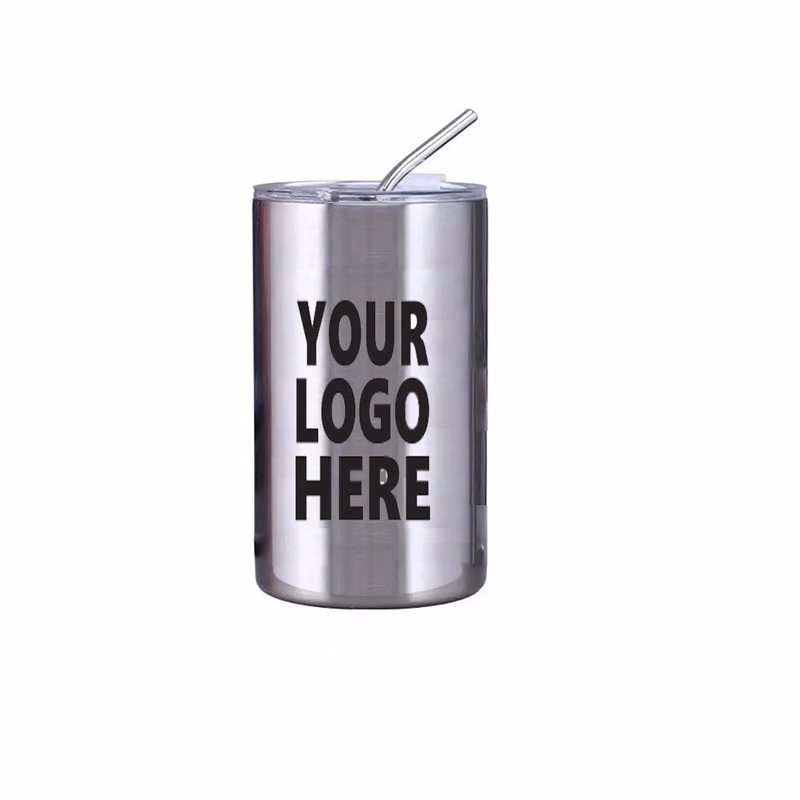 20oz Stainless Steel Coffee Cup With Straw Lid