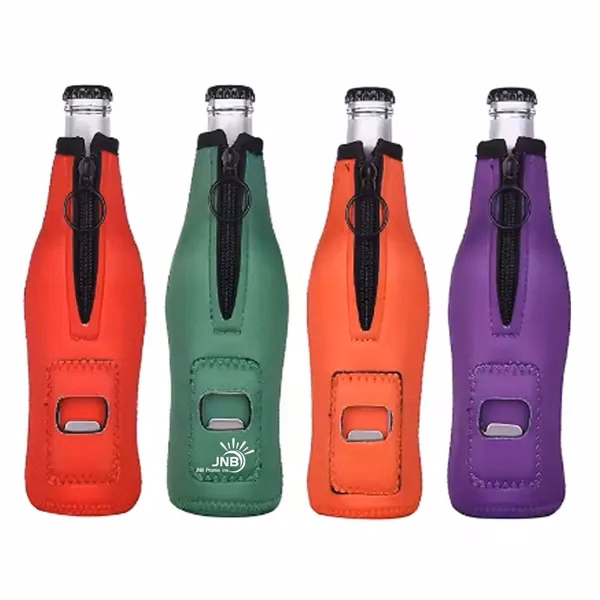 Neoprene Wine Holder with Bottle Opener