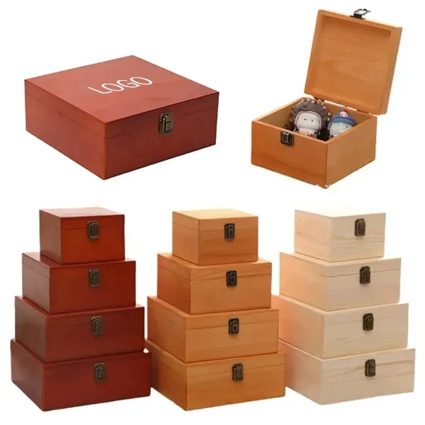 Wooden Gift Box Crafting Kit with Diy Wood Craft Supplies 1
