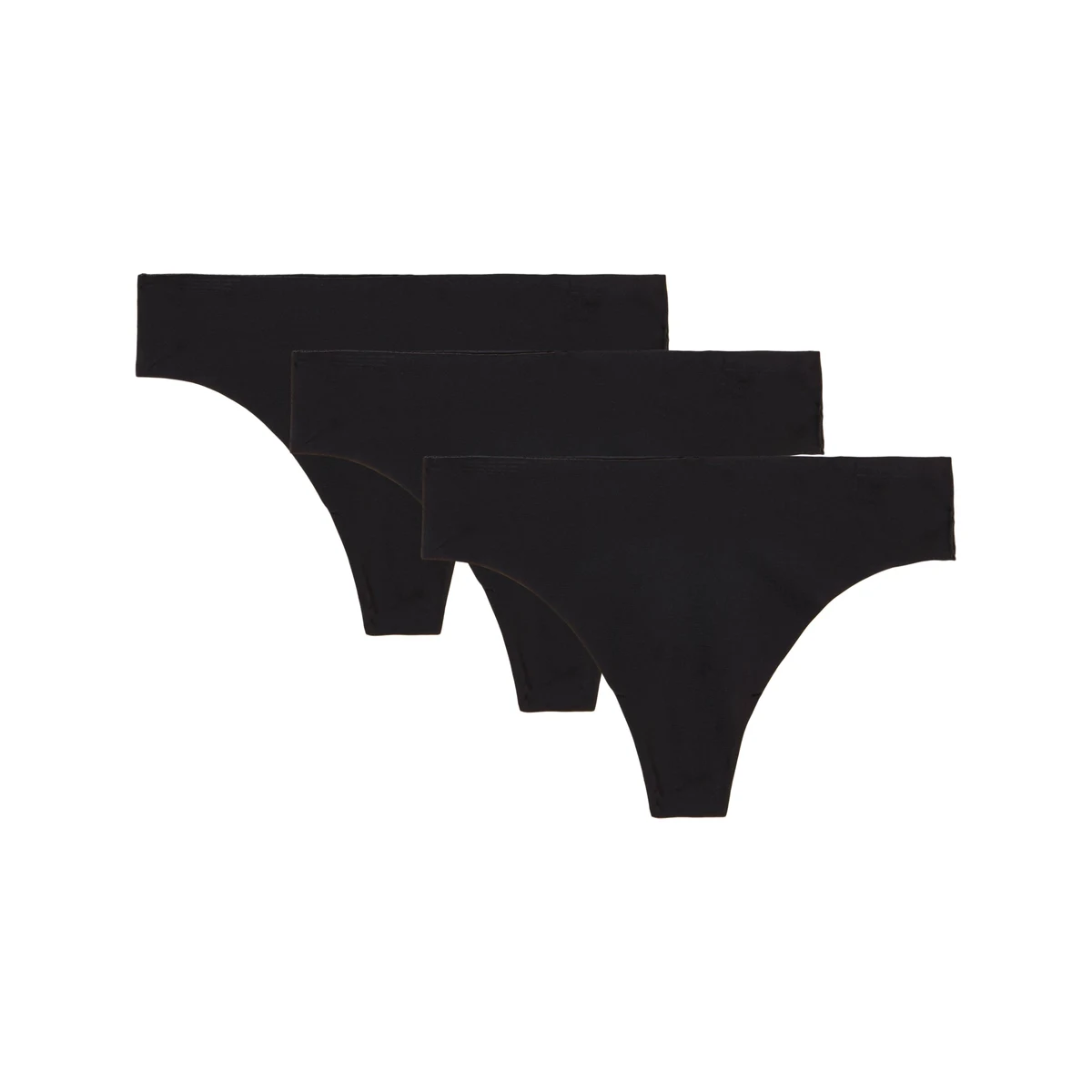 UA Essential Stretch Women's 3-Pack No Show Thong 1