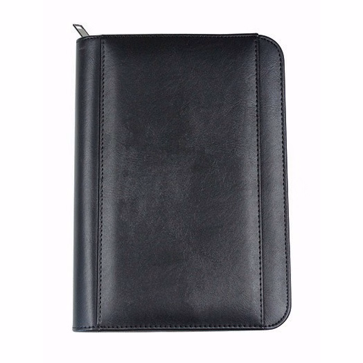 Junior Business Padfolio w/ Outside Pocket, Zipper & Calculator