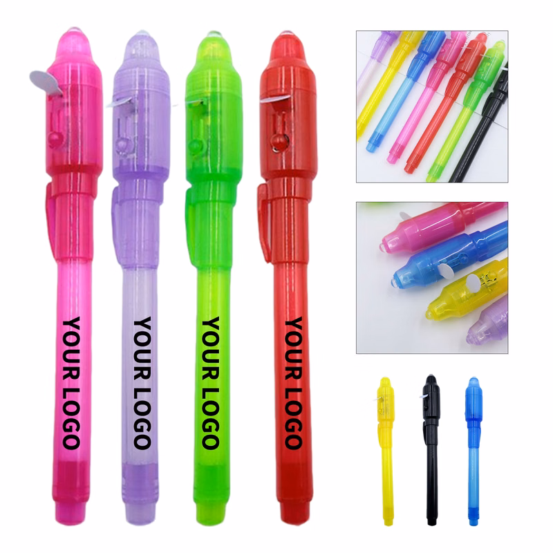 Invisible Ink UV Light Pen Secret Message