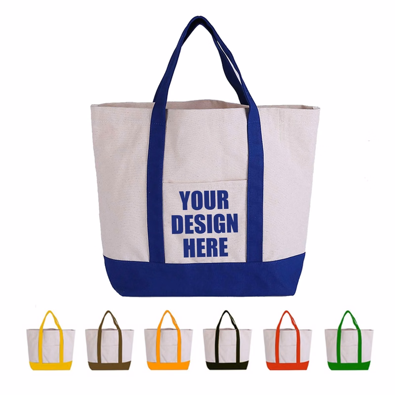 MOQ100 Canvas Grocery Tote Bag