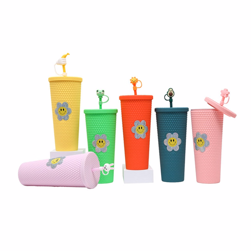 24 oz Cute Straw Cup