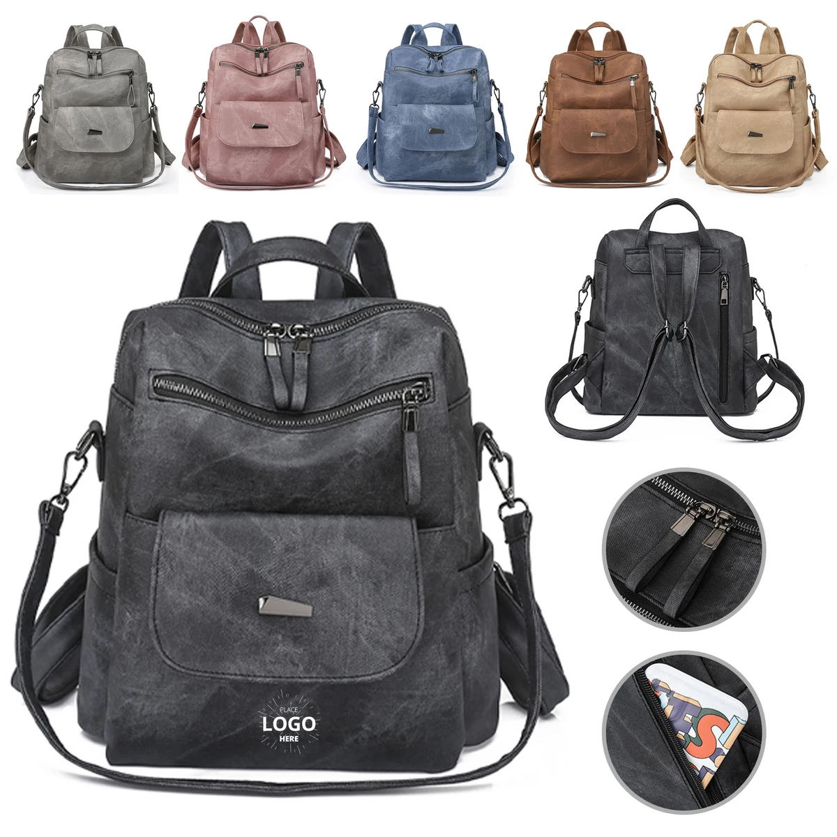 Leather Backpack For Women 1