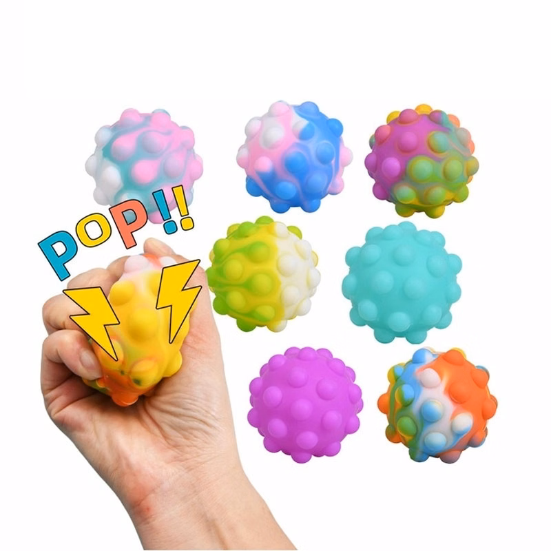 Custom Logo Silicone Stress Ball/Fidget Squeeze
