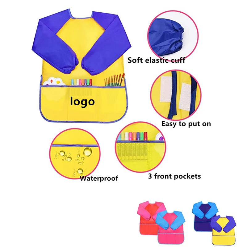 Waterproof Artist Painting Aprons Long Sleeve 1