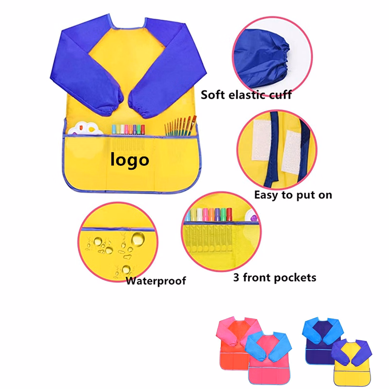 Waterproof Artist Painting Aprons Long Sleeve
