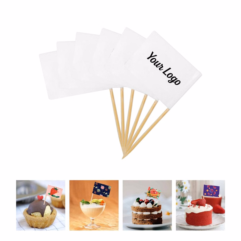 Cupcake & Cocktail Toppers Toothpick Flags