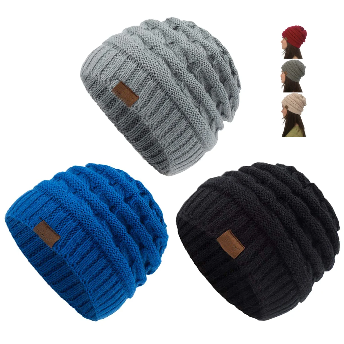 Kids Winter Knit Hat 1