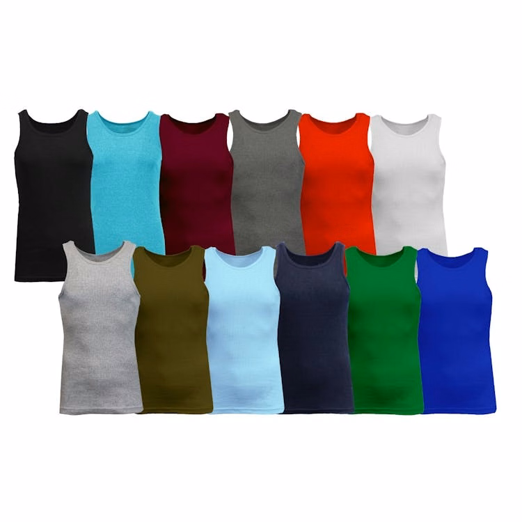 Boys' Heavyweight Rib Tank Tops - 6 Colors S-XL