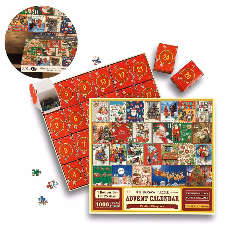 1000 Pieces Christmas Countdown Calendar Puzzle