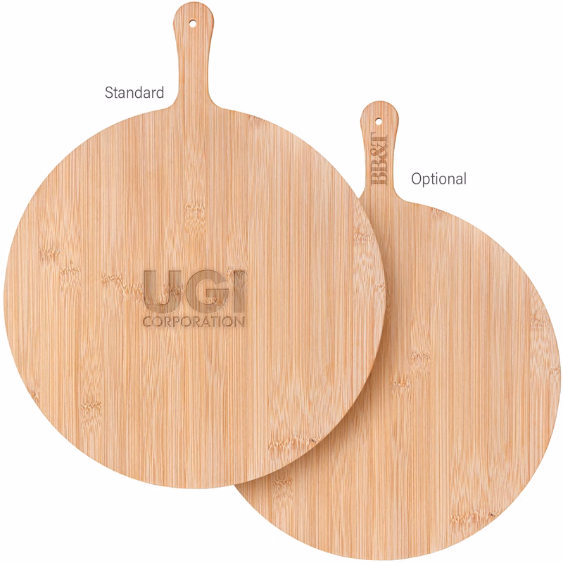 15-Inch Round Bamboo Pizza Cutting Board