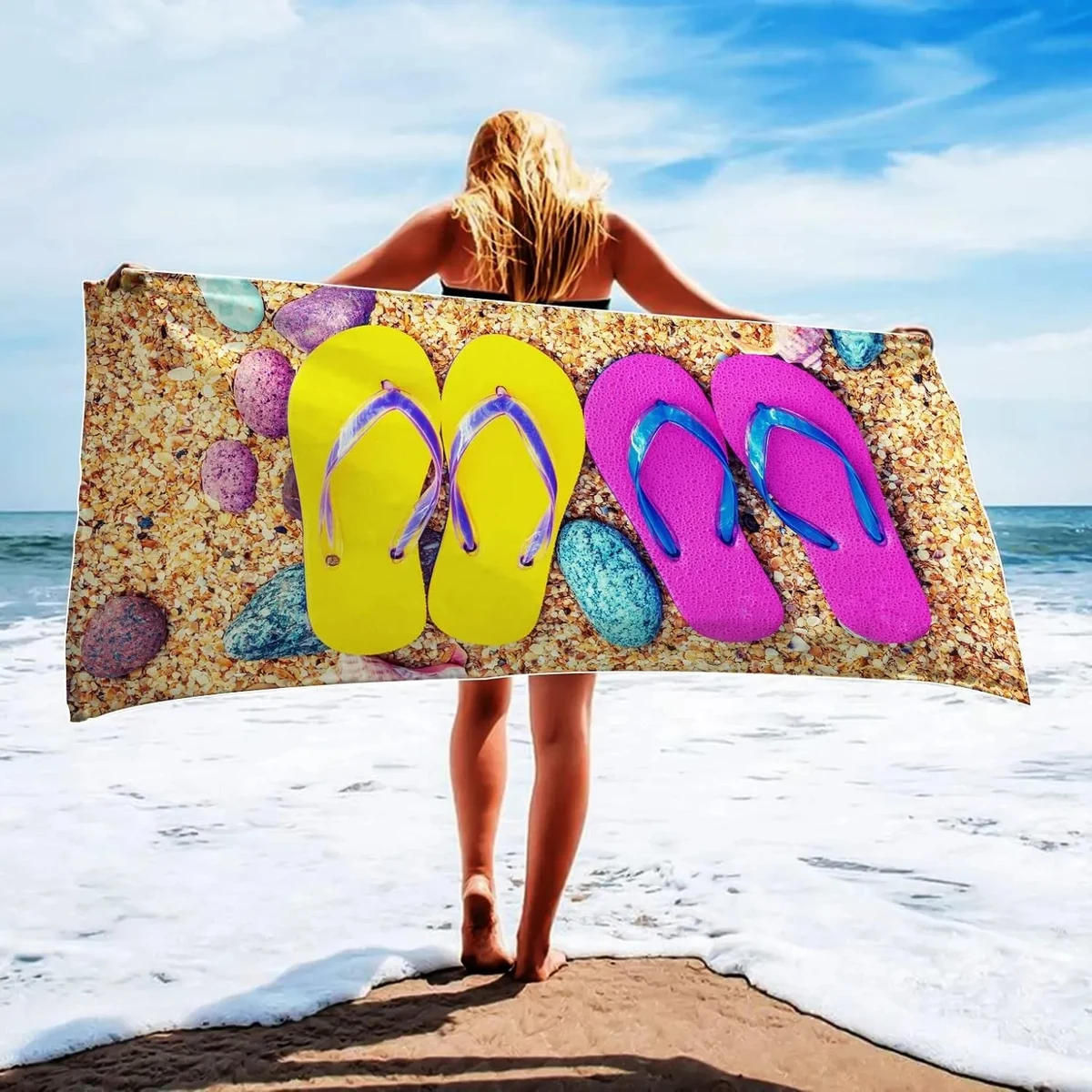 Full Color 30" X 60" Micro fiber Beach Towel 1