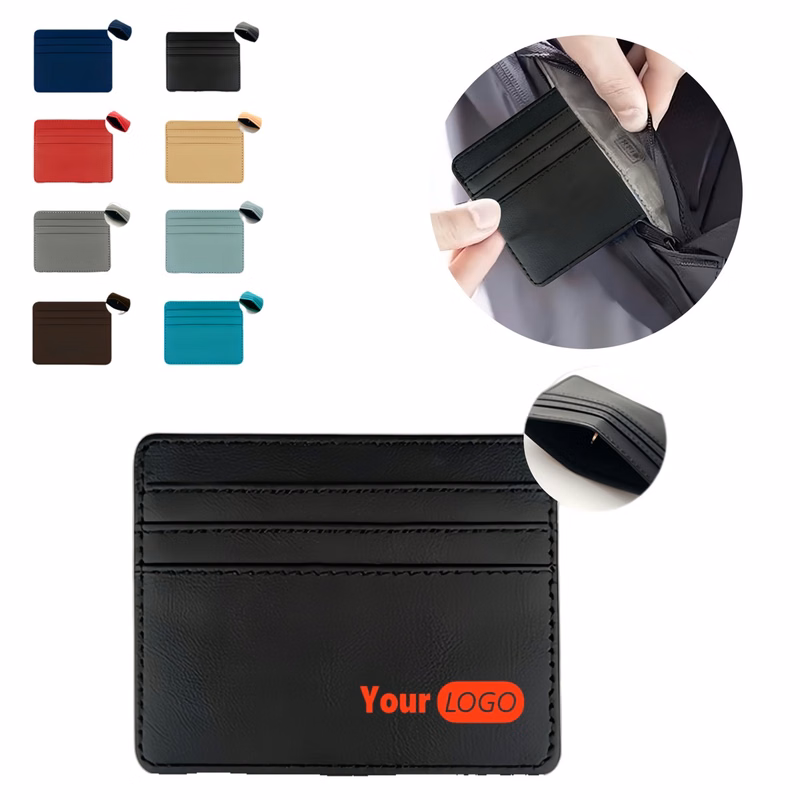 4-slot PU Leather Card Holder