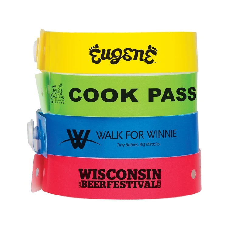 Custom Plastic Wristband (L-Shaped) 1