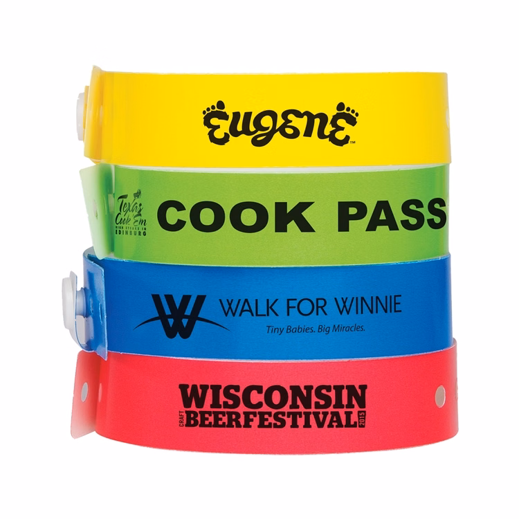 Custom Plastic Wristband (L-Shaped)