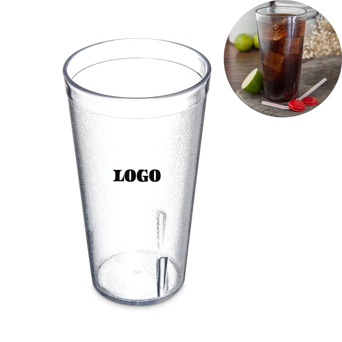 20Oz Plastic Cafeteria Cups 1
