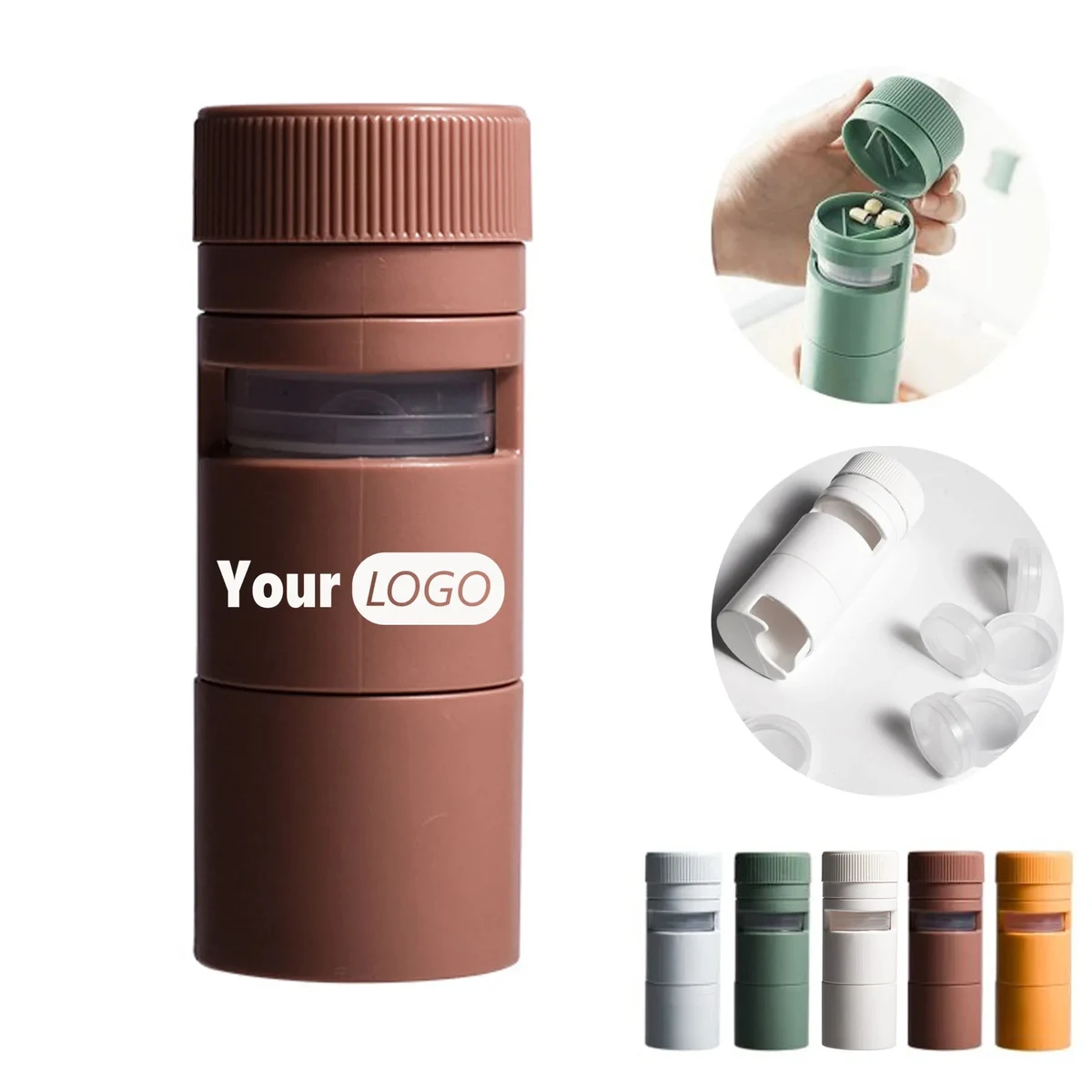 Multifunctional Mini Portable Plastic Pill Box 1